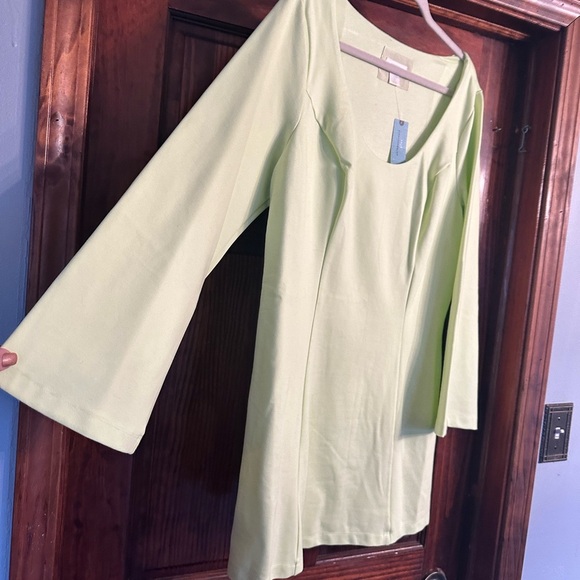 Light Yellow Long Sleeve Dress by Maeve - Picture 2 of 6